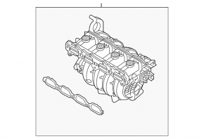 Коллектор впускной Kia Optima 16-20 2.4