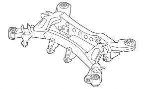 Подрамник задний BMW 3 G20 21-26 plug-in