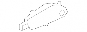 Управление водительским сиденьем Porsche Cayenne 19-23 черное с хромом, Comfort