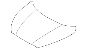 Капот голий Hyundai Elantra UD 11-16