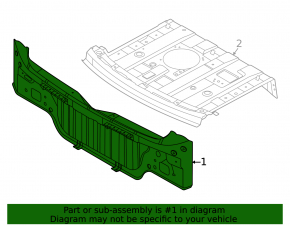 Задняя панель Kia K5 21-24