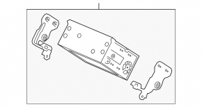 Головное устройство Honda CRV 17-19 без навигации