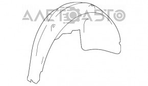 Підкрилок задній правий Mercedes W164 ML