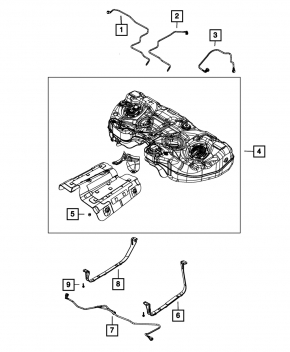 Топливный бак Dodge Challenger 09-14