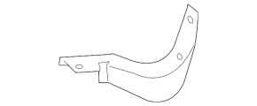 Брызговик переднего бампера левый Mazda CX-7 06-09