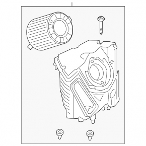 Корпус воздушного фильтра Audi A5 F5 18-25 2.0T, MHEV