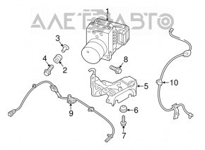 ABS АБС Mazda 6 14-15