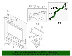 Патрубок охлаждения нижний Mazda CX-5 19-25 2.5T