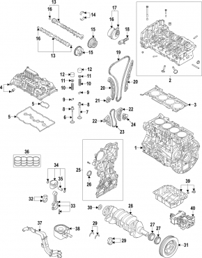 Масляний насос ДВС Hyundai Sonata 15-19 2.4 G4KJ тип 2
