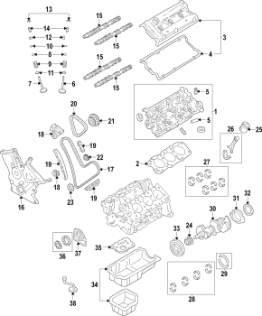Головка блока цилиндров в сборе правая Lexus IS250 06-13