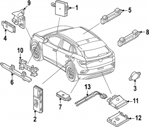TAILGATE LIFTGATE POWER COMPUTER CONTROL MODULE UNIT Volkswagen ID.4 21-26
