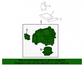 Печка в сборе Toyota Highlander 08-10