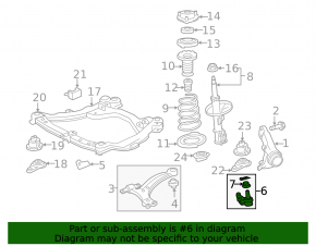 Шаровая опора передняя правая Lexus ES300h ES350 13-18