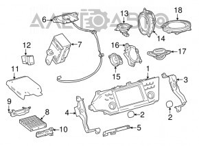 Amplifier Speaker Toyota Avalon 13-18