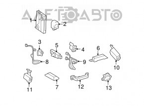 Smart door Control Reciever Lexus ES350 07-12