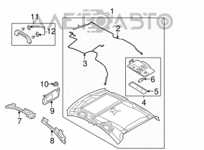 Ручка потолка левая Mazda CX-7 06-08