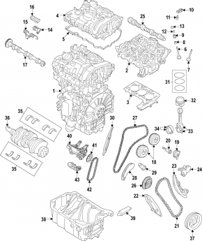 Маслоприймач ДВС BMW 2 F22 14-21 1.5T B38 2.0T B48