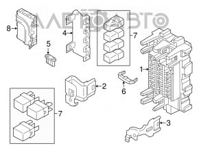 BCM BODY CONTROL MODULE Nissan Versa 12-18
