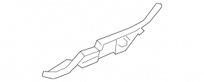 Уплотнитель решетки дворников левый Honda Civic X FC 17-21 jp build