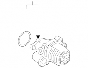 Клапан ЕГР/EGR VW Jetta 19-21 1.4T