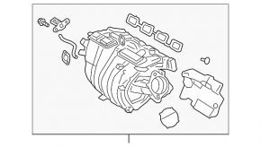Колектор впускний Toyota Camry v70 18-24 hybrid