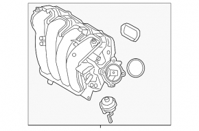Колектор впускний Hyundai Elantra 21-26 2.0