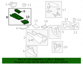 Накладка центральной консоли с подстаканниками КПП Toyota Camry v40 3.5