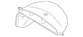 Воздухоприемник центральный Lexus IS350 06-13