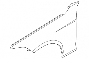 Крыло переднее левое BMW 4 F32/33/36 14-17