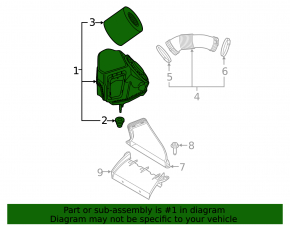 Корпус воздушного фильтра Audi A6 C8 19-24 2.0T