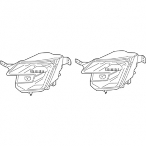 Противотуманная фара птф правая Ford Explorer 16-18 LED
