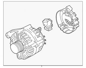 Генератор BMW X5 F15 14-18 230 Amp 3.0D