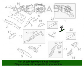 Буксировочный крюк Subaru Forester 14-18 SJ