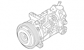 Компресор кондиціонера Nissan Rogue 22-26 1.5T