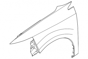 Крило переднє праве Nissan Murano z53 25-26