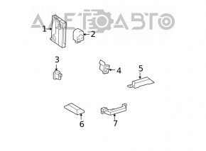 KEYLESS ENTRY ANTENNA Lexus IS 14-20