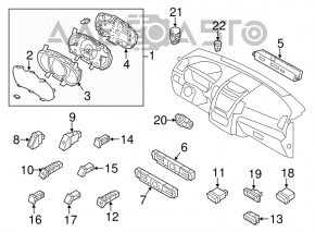 Кнопка отключения стабилизации Kia Sorento 14-15 рест