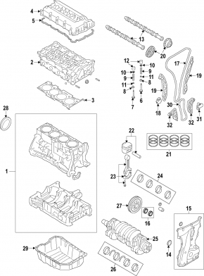 Шатун с поршнем Mitsubishi Outlander 14-20 2.4 4J12 h:51,5 d:88