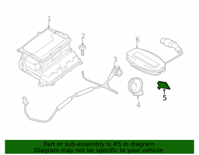 Блок управления зарядным портом Ford C-max MK2 13-17 Energy, слом креп