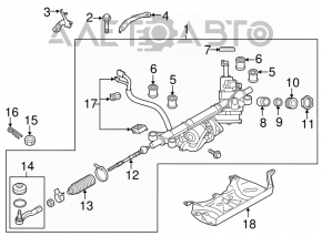 Рульовий наконечник лівий Subaru Legacy 15-19