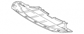 Защита двигателя передняя Subaru Solterra 23-26