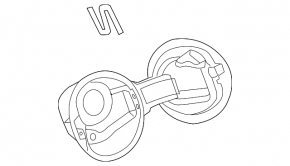 Лючок бензобака VW Beetle 12-19