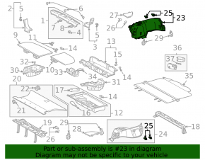 Обшивка арки правая Lexus RX300 RX330 RX350 RX400h 04-08 беж