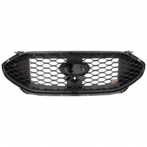 Решетка радиатора grill Ford Edge 19-24 в сборе со значком, под камеру, ST