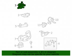 Подушка двигателя правая Toyota Rav4 2.5 10-08