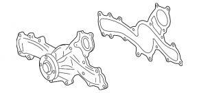 Помпа водяная Lexus GS300 GS350 GS450h 06-06