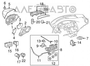 Управление климат-контролем Mazda3 MPS 09-11