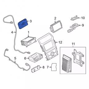 SOUND SYSTEM COMMUNICATION Lincoln MKZ 13-20