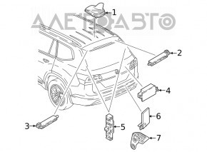 ANTENNA SUPPRESSOR VW Jetta 19-26