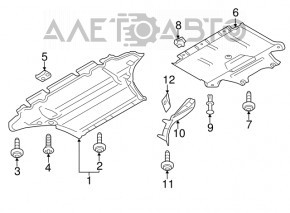Підкрилок передній лівий Audi A4 B8 08-12